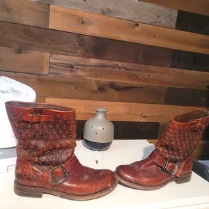 Frye Moto Boots